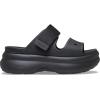 Crocs Soho Two-Strap Sandals, Platform Sandals(Black)
