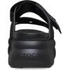 Crocs Soho Two-Strap Sandals, Platform Sandals(Black)