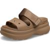 Crocs Soho Two-Strap Sandals, Platform Sandals(Sepia)