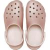 Crocs Women’s Classic Platform Glitter Clog, Quartz, 10