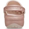 Crocs Women’s Classic Platform Glitter Clog, Quartz, 10