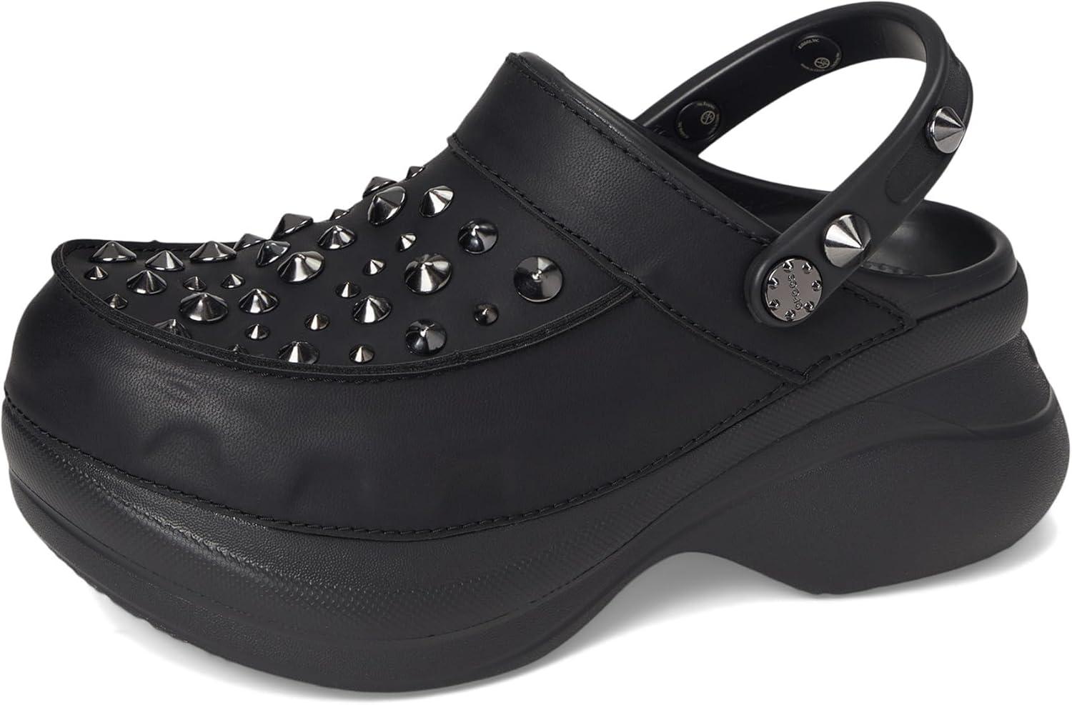 image:imageCrocs Womens Classic Bae ClogsBlack Studded