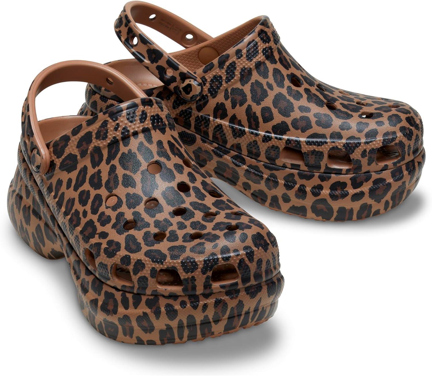 image:imageCrocs Womens Classic Bae ClogsSepiaLeopard