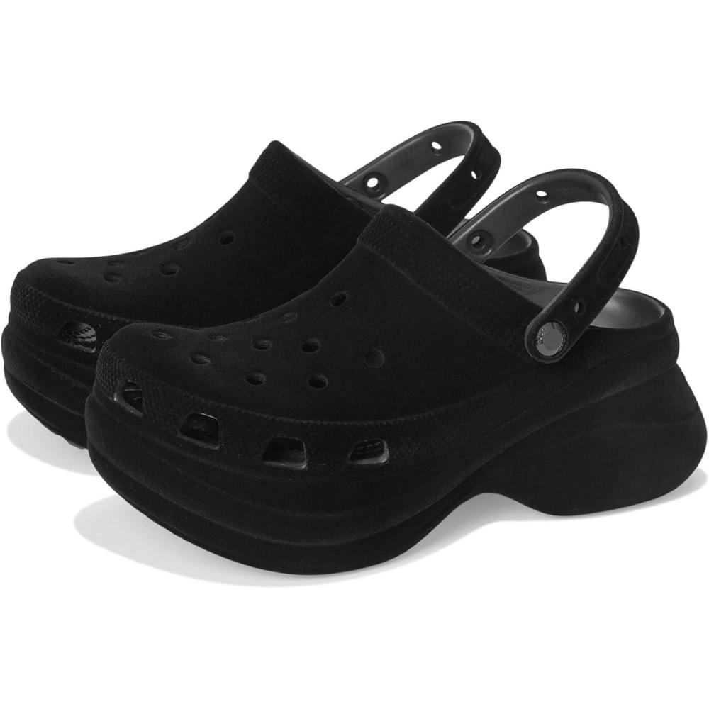 image:imageCrocs Womens Classic Bae ClogsBlack Velvet