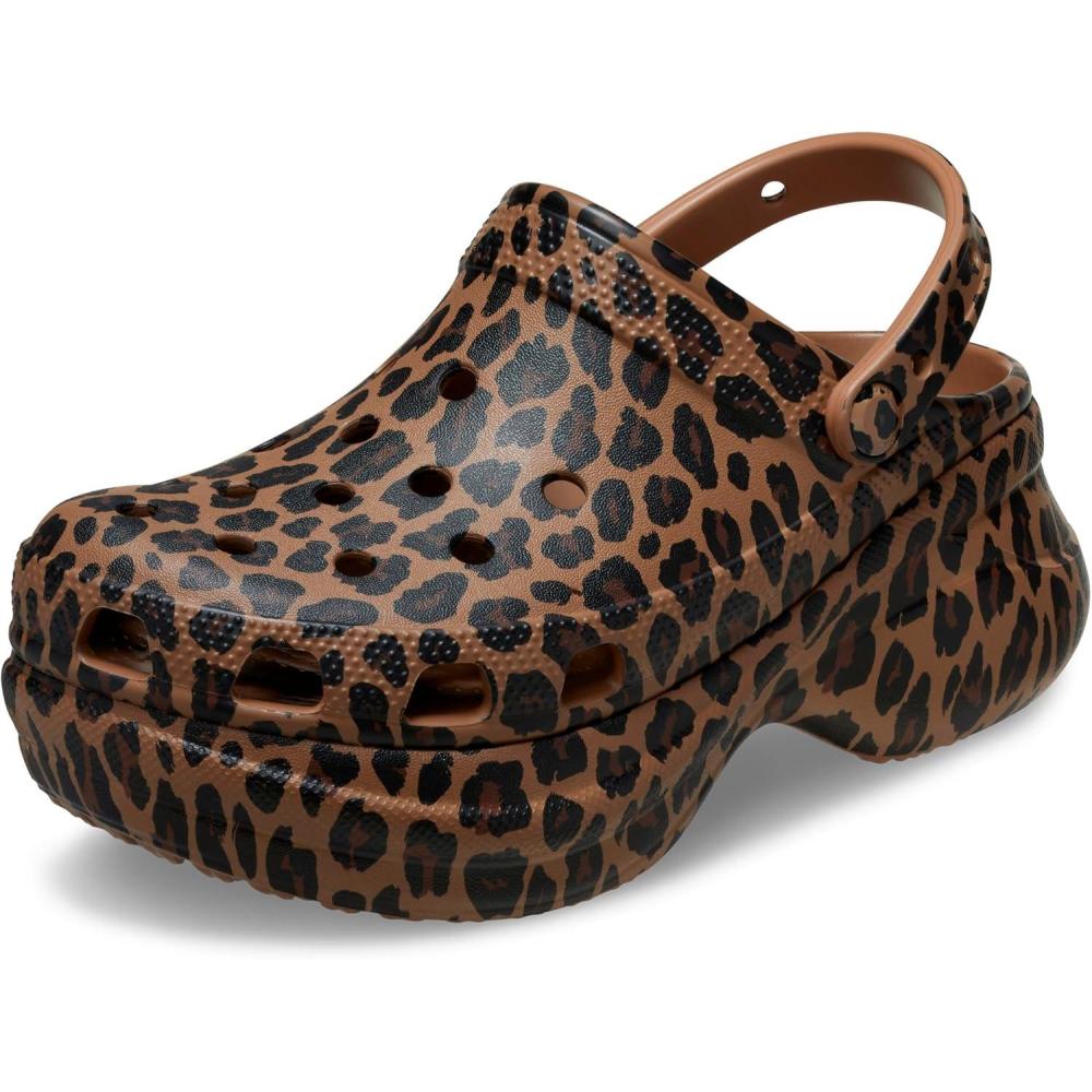 image:imageCrocs Womens Classic Bae ClogsSepiaLeopard
