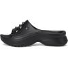 Crocs Women’s Bae Slide Platform Sandals(Black Studded)