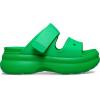 Crocs Soho Two-Strap Sandals, Platform Sandals(Green Strike)