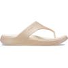 Crocs Women’s Getaway Triangle Flip Flops(Peach Ice)
