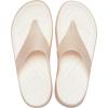 Crocs Women’s Getaway Triangle Flip Flops(Peach Ice)