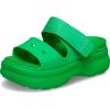 Crocs Soho Two-Strap Sandals, Platform Sandals(Green Strike)