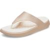 Crocs Women’s Getaway Triangle Flip Flops(Peach Ice)