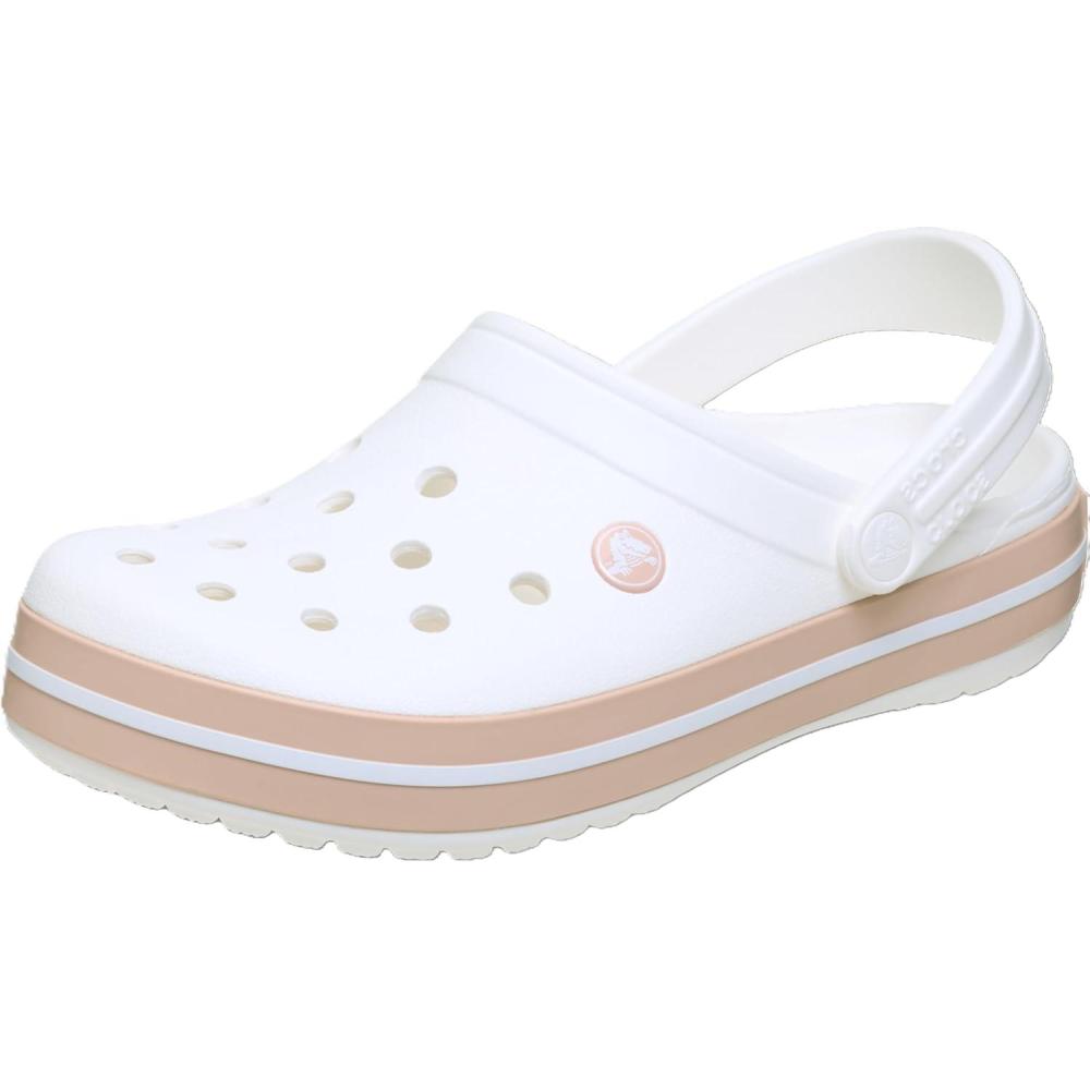 image:imageCrocs UnisexAdult Crocband ClogWhitePink Caramel