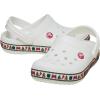 Crocs Unisex-Adult Crocband Clog(White Holiday)