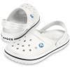 Crocs Unisex-Adult Crocband Clog(White/Black)