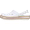 Crocs Unisex-Adult Crocband Clog(White/Pink Caramel)