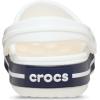 Crocs Unisex-Adult Crocband Clog(White/White/Navy)
