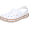 Crocs Unisex-Adult Crocband Clog(White/Pink Caramel)