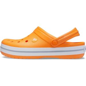 Crocs Unisex-Adult Crocband Clog(Orange Zing)