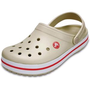 Crocs Unisex-Adult Crocband Clog(Stucco/Melon)