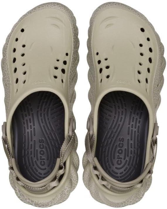 image:imageCrocs Mens Echo Crackle Slate Grey ClogsBraun