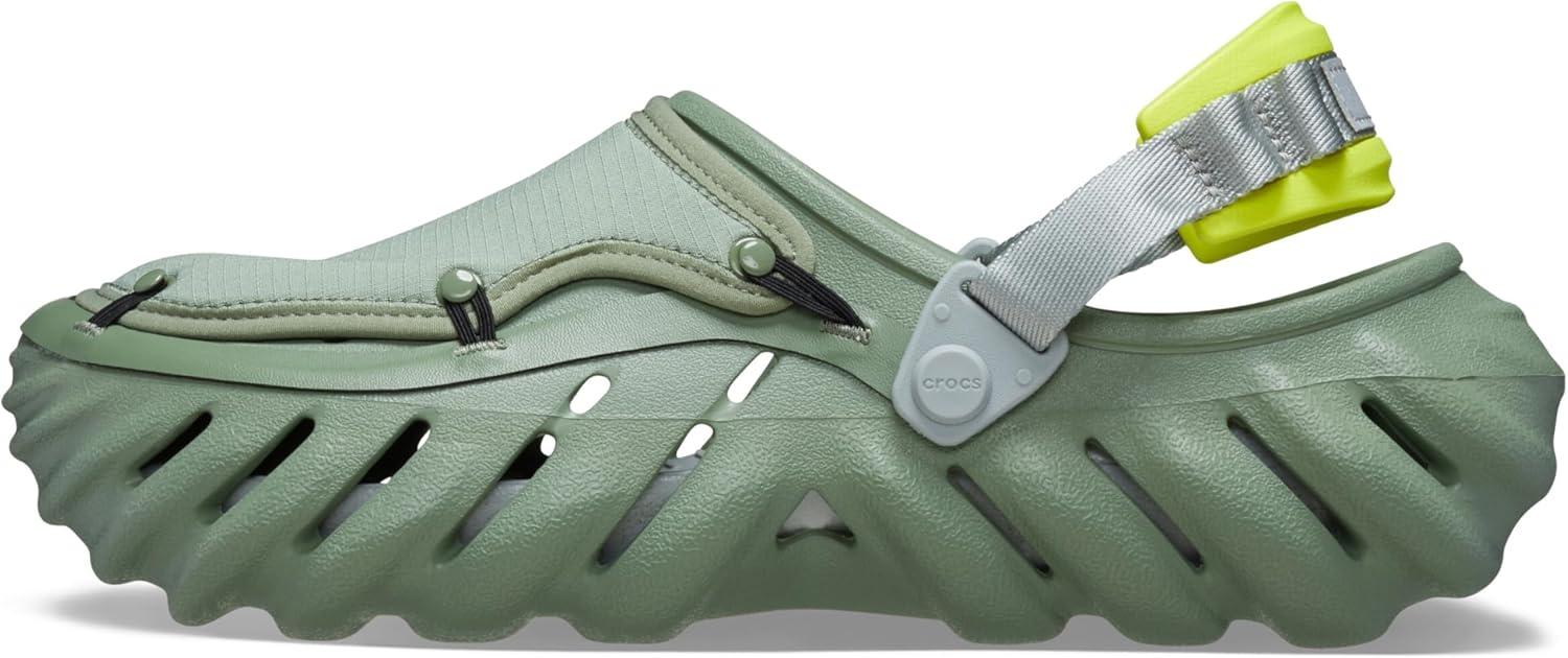image:imageCrocs Mens Echo Crackle Slate Grey ClogsMossRipstop