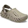 Crocs Men’s Echo Crackle Slate Grey Clogs(Braun)