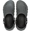Crocs Men’s Echo Crackle Slate Grey Clogs(Slate Grey Crackle)