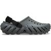 Crocs Men’s Echo Crackle Slate Grey Clogs(Slate Grey Crackle)
