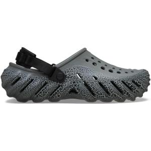 Crocs Men’s Echo Crackle Slate Grey Clogs(Slate Grey Crackle)