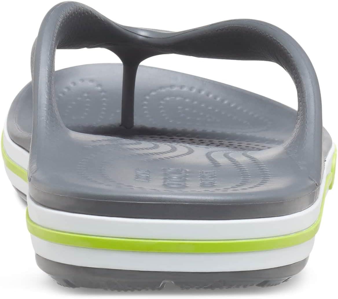 image:imageCrocs Unisex Adult Bayaband Slide SandalsSlate Grey Lime Punch