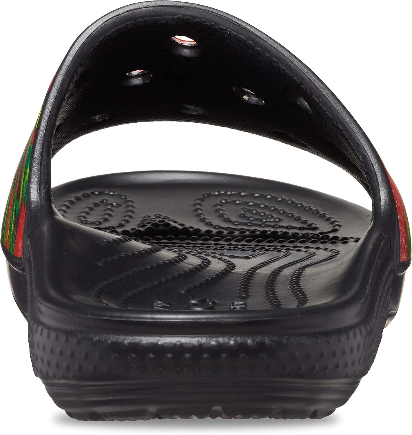 image:imageCrocs Unisex Adult Graphic Slide SandalRedBlack