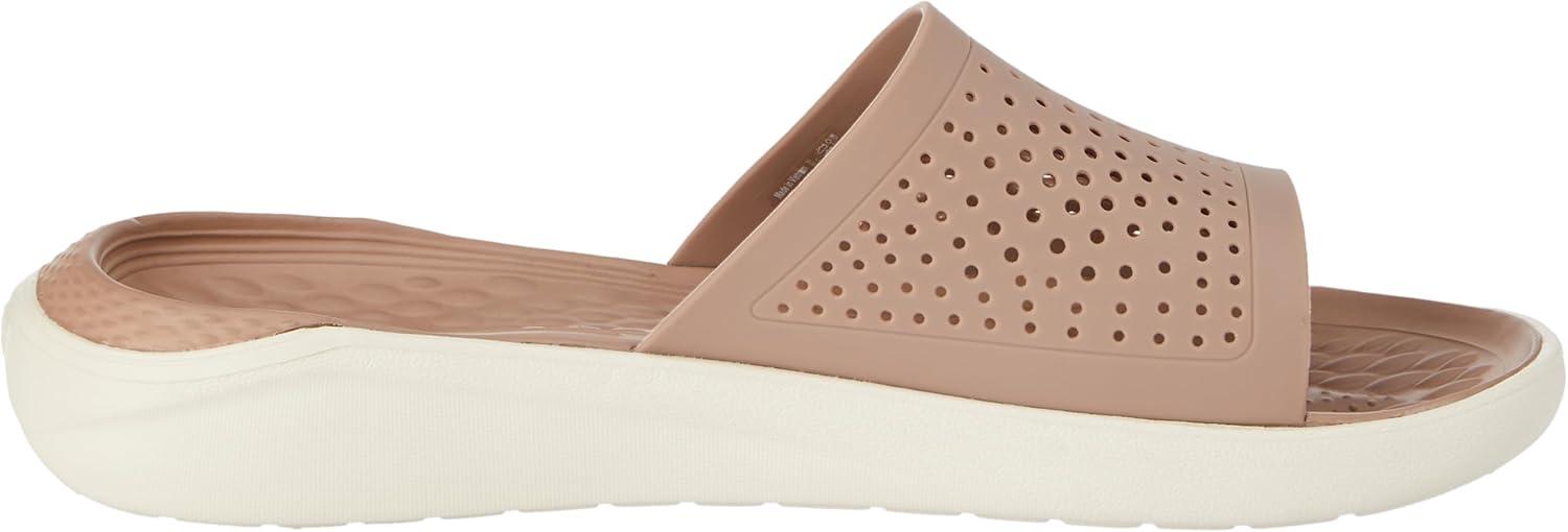 image:imageCrocs Unisex LiteRide SlideLatte Stucco