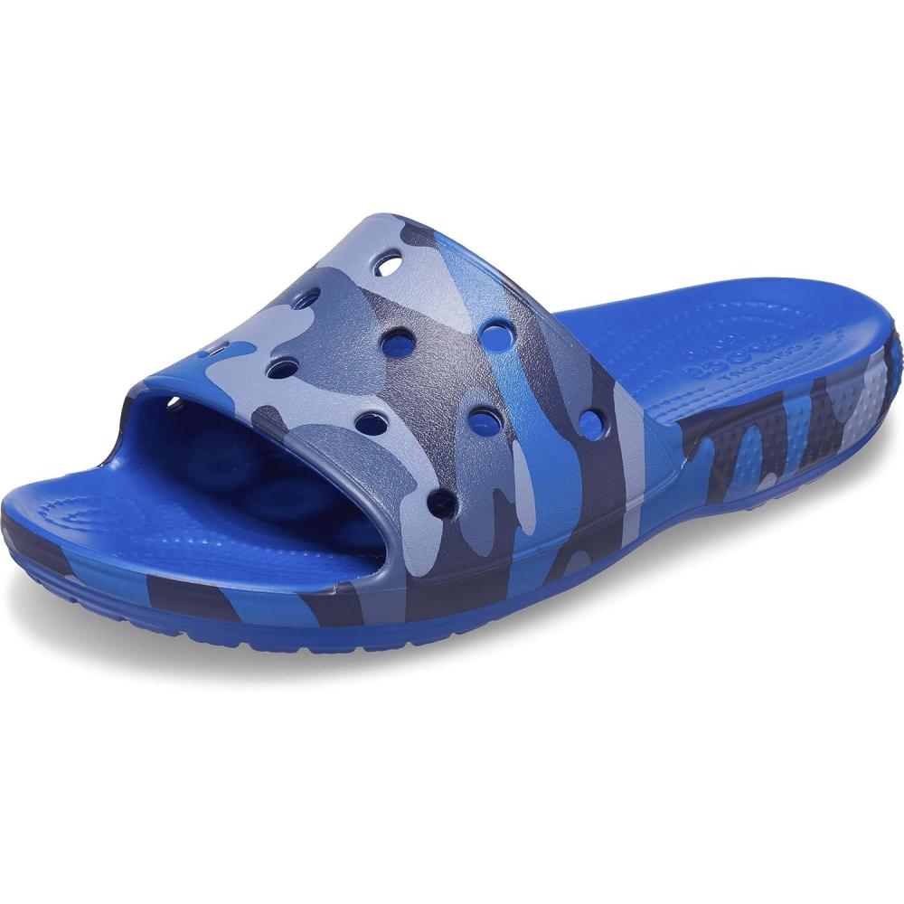 image:imageCrocs Unisex Adult Graphic Slide SandalBlue BoltMulti Camo Redux