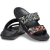 Crocs Men’s Classic Slide Sandals(Black/Multi Animal Remix)