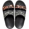 Crocs Men’s Classic Slide Sandals(Black/Multi Animal Remix)