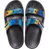 Crocs Men’s Classic Slide Sandals(Black/Spray Dye)