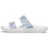 Crocs Men’s Classic Slide Sandals(White/Multi Butterfly)
