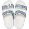 Crocs Men’s Classic Slide Sandals(White/Multi Butterfly)