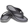 Crocs Men’s Swiftwater Wave Flip Flops | Sandals for Men(Black/Slate Grey)