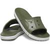 Crocs Unisex Adult Bayaband Slide Sandals(Army Green/Cobblestone)