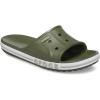 Crocs Unisex Adult Bayaband Slide Sandals(Army Green/Cobblestone)