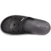Crocs Unisex Adult Bayaband Slide Sandals(Black/White)