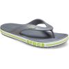 Crocs Unisex Adult Bayaband Slide Sandals(Slate Grey Lime Punch)