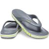 Crocs Unisex Adult Bayaband Slide Sandals(Slate Grey Lime Punch)