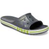Crocs Unisex Adult Bayaband Slide Sandals(Slate Grey/Lime Punch)