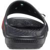 Crocs Unisex Adult Classic Graphic Slide Sandal(Black/Navy)