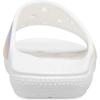 Crocs Unisex Adult Classic Graphic Slide Sandal(White/Multi Tie-dye)