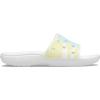 Crocs Unisex Adult Classic Graphic Slide Sandal(White/Multi Tie-dye)