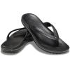 Crocs Unisex Adult Crocband Flip Flop Sandal(Black Slate Grey)