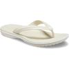 Crocs Unisex Adult Crocband Flip Flop Sandal(Bone)